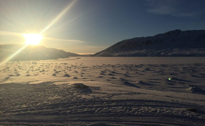 Grønland ACT Solnedgang