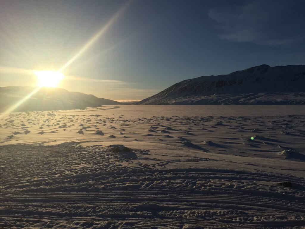 Grønland ACT Solnedgang