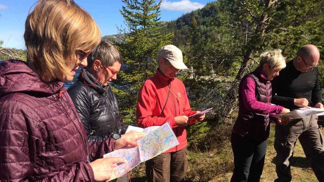 Kort og kompas kursus i Norge - Find vej i Norge
