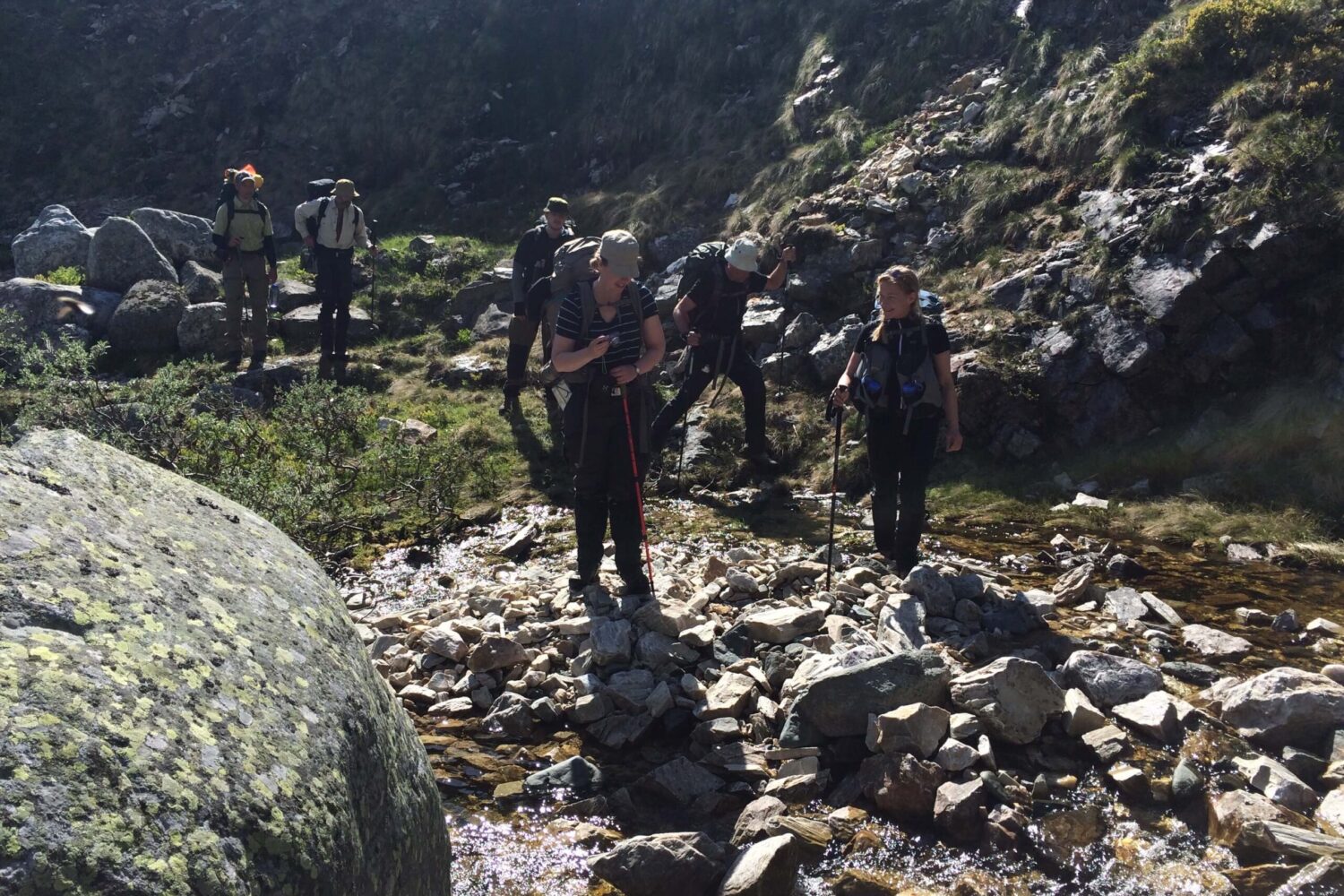 Vandring i gruppe i Norge - kursus